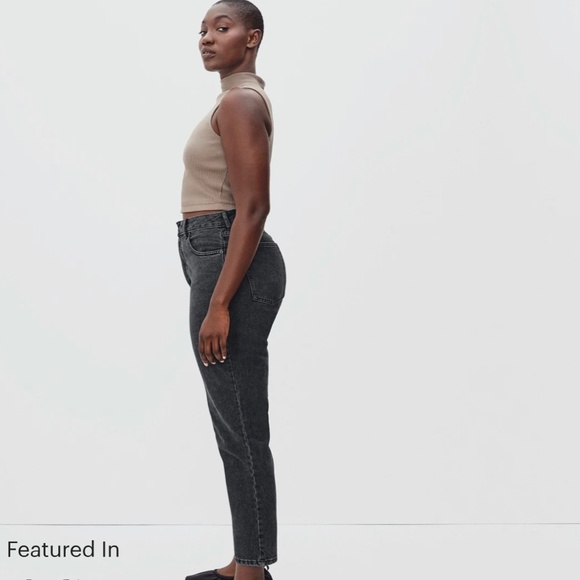 Everlane Curvy ‘90s Cheeky Jean (Black) - Picture 2 of 2